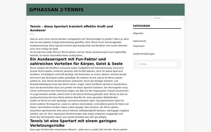 Screenshot of gphassan2tennis.com