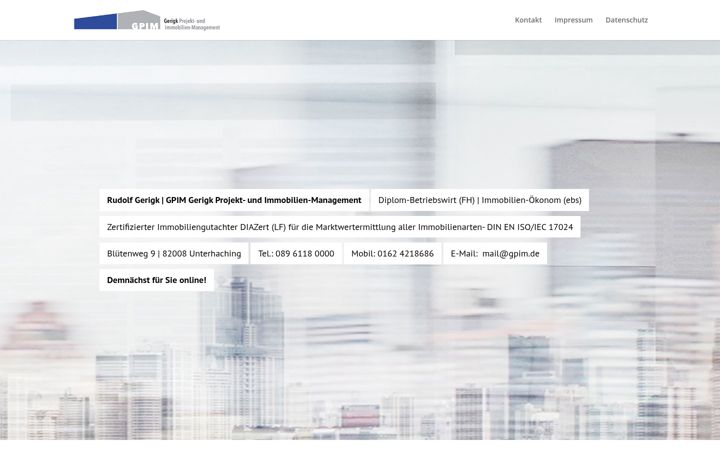Screenshot of gpim.de