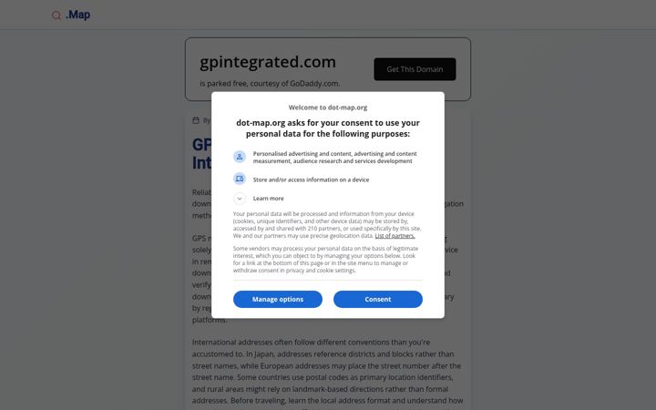 Screenshot of gpintegrated.com