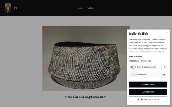 Screenshot of gpj-holzdesign.de