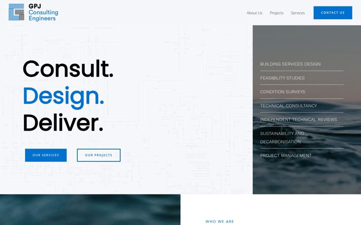 Screenshot of gpjconsulting.co.uk