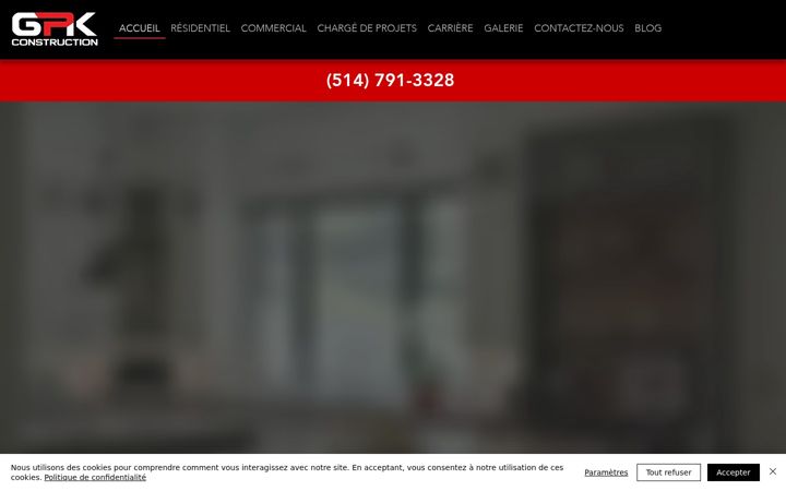 Screenshot of gpk-construction.com