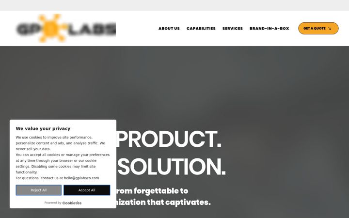 Screenshot of gplabsco.com