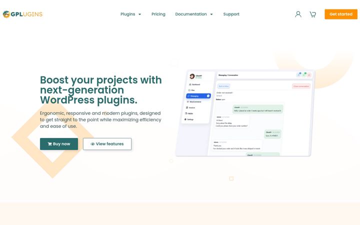 Screenshot of gplugins.net