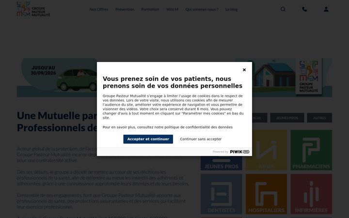 Screenshot of gpm.fr