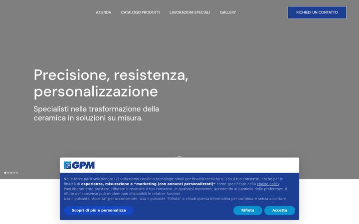 Screenshot of gpmceramica.com