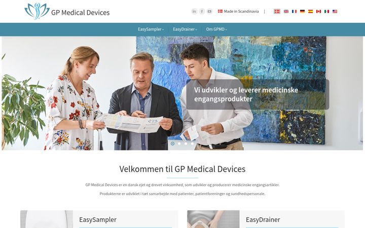 Screenshot of gpmd.dk