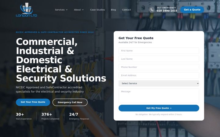 Screenshot of gpmlondon.com