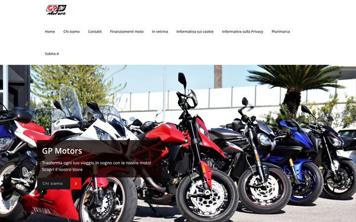 Screenshot of gpmotorsitalia.it