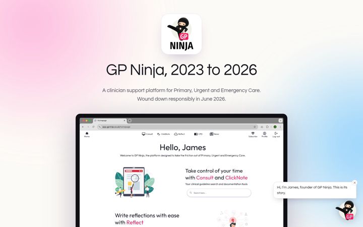 Screenshot of gpninja.co.uk