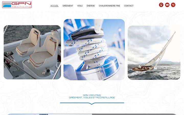 Screenshot of gpnyachting.com