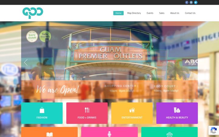 Screenshot of gpoguam.com