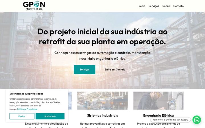 Screenshot of gpon.eng.br