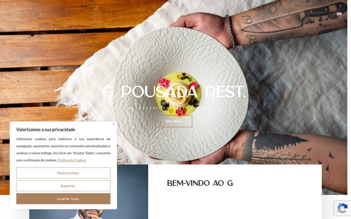Screenshot of gpousada.com