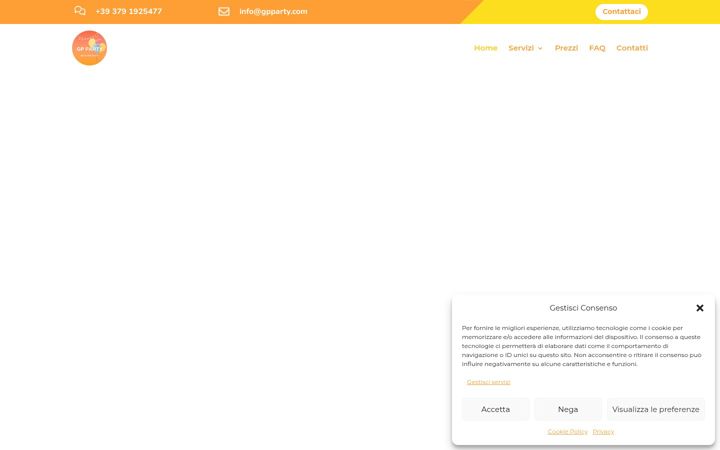 Screenshot of gpparty.com