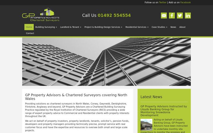 Screenshot of gppropertyadvisors.co.uk