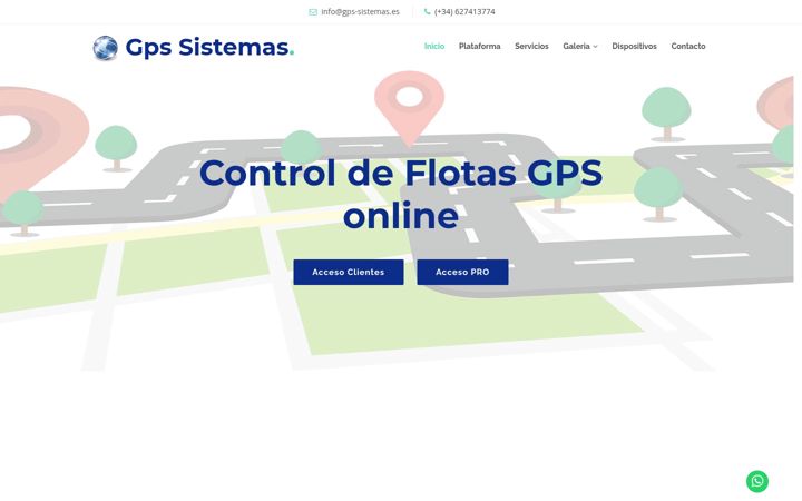 Screenshot of gps-sistemas.es