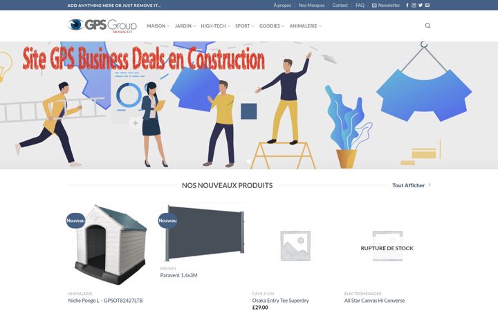 Screenshot of gpsbusinessdeals.com