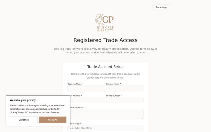 Screenshot of gpscb.com