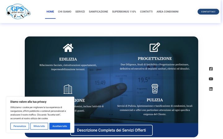 Screenshot of gpsglobalservice.it