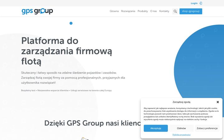 Screenshot of gpsgroup.pl