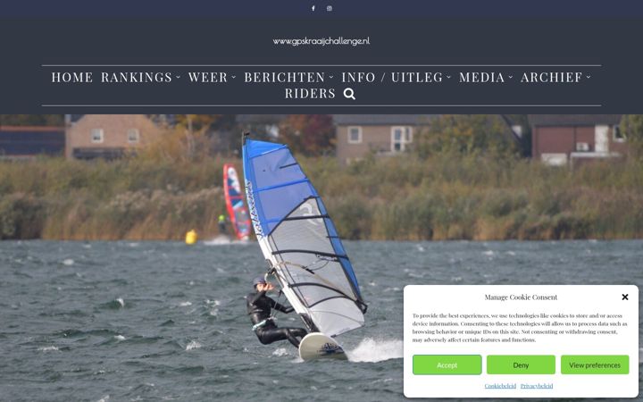 Screenshot of gpskraaijchallenge.nl
