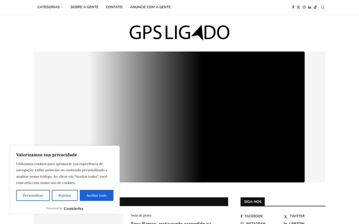 Screenshot of gpsligado.com.br