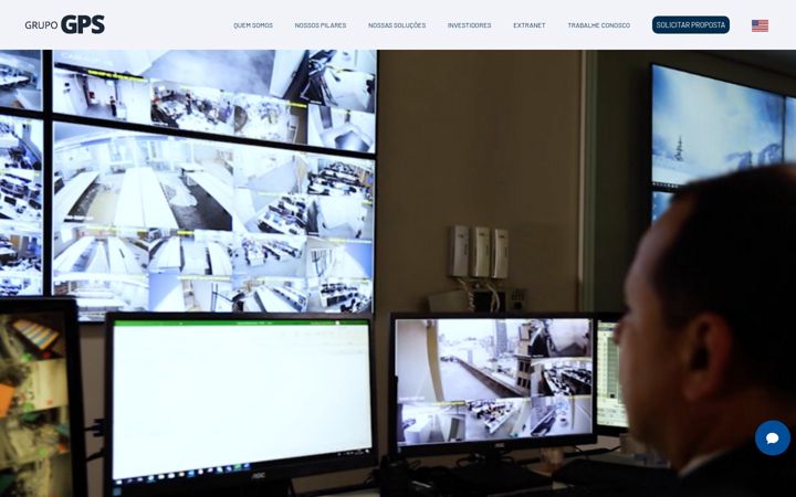 Screenshot of gpssa.com.br