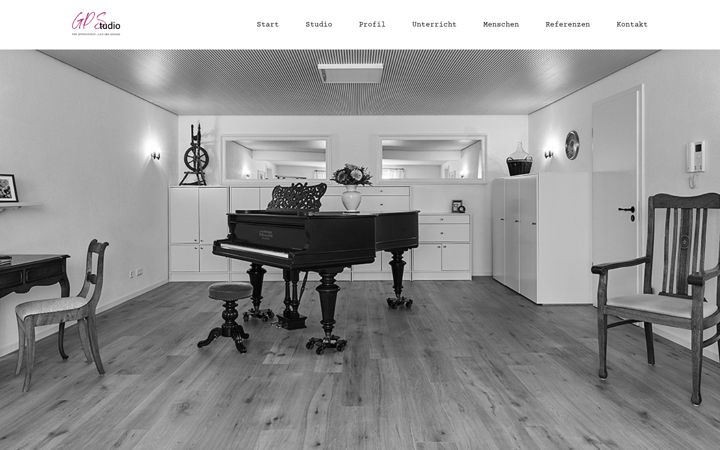 Screenshot of gpstudio.de