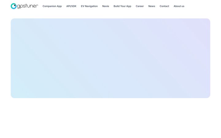 Screenshot of gpstuner.com