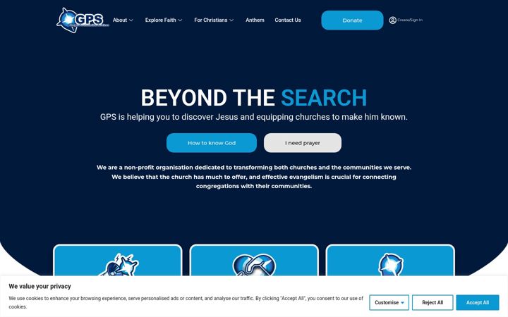 Screenshot of gpsuk.org