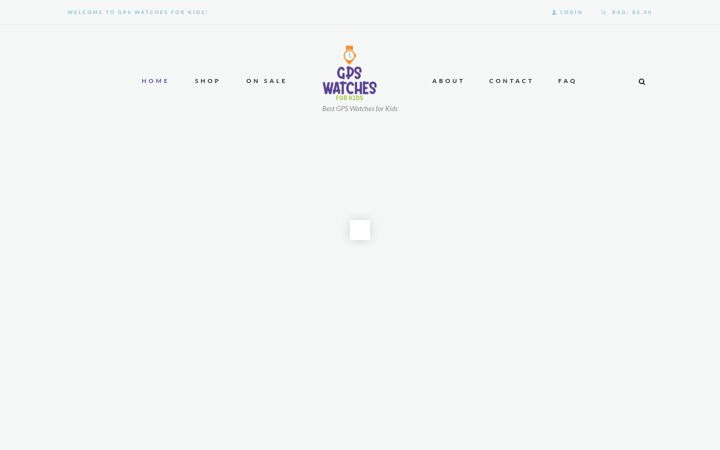 Screenshot of gpswatchesforkids.com