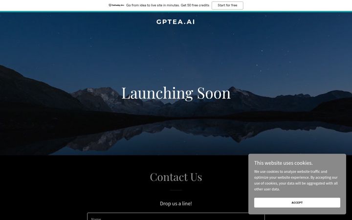 Screenshot of gptea.ai