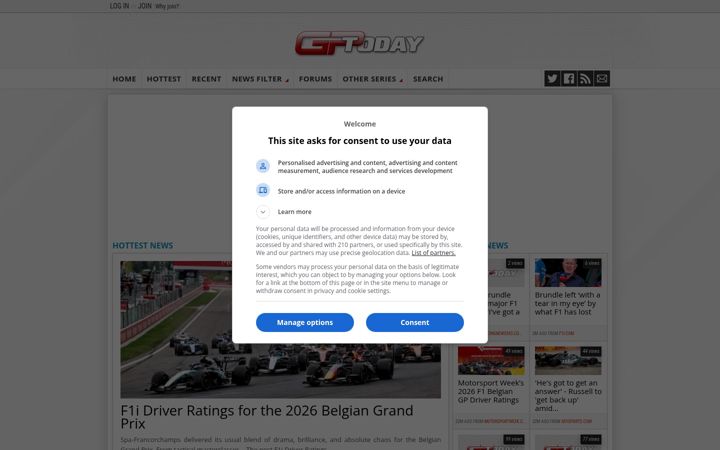 Screenshot of gptoday.com