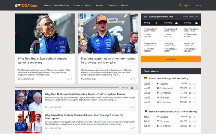 Screenshot of gptoday.net