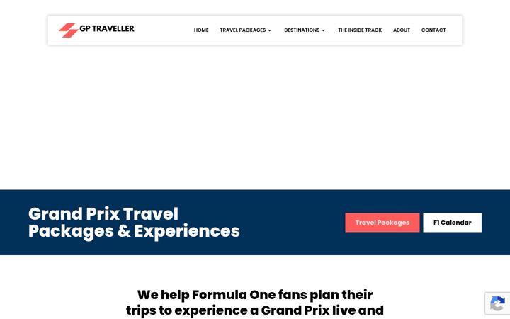 Screenshot of gptraveller.co.uk