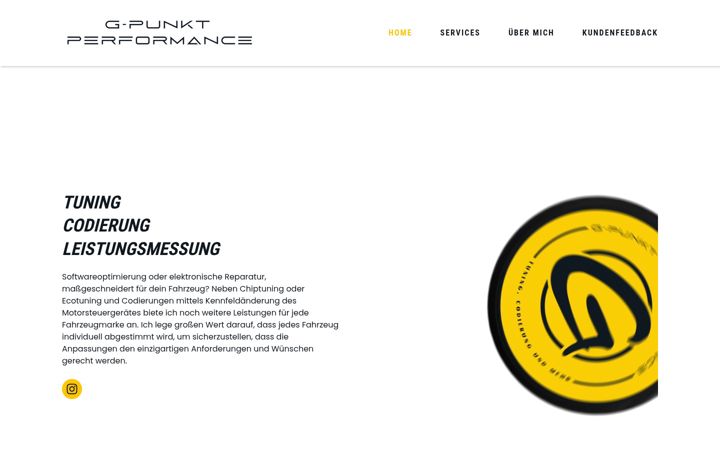 Screenshot of gpunkt-performance.de