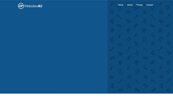 Screenshot of gpwebsites4u.co.uk