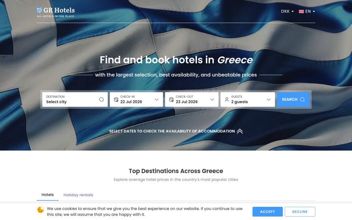 Ekrano kopija gr-hotels.net