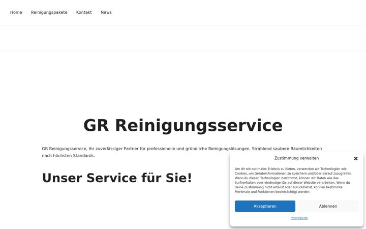 Screenshot of gr-reinigungsservice.com