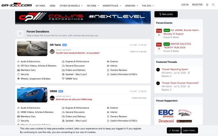 Screenshot of gr-zoo.com