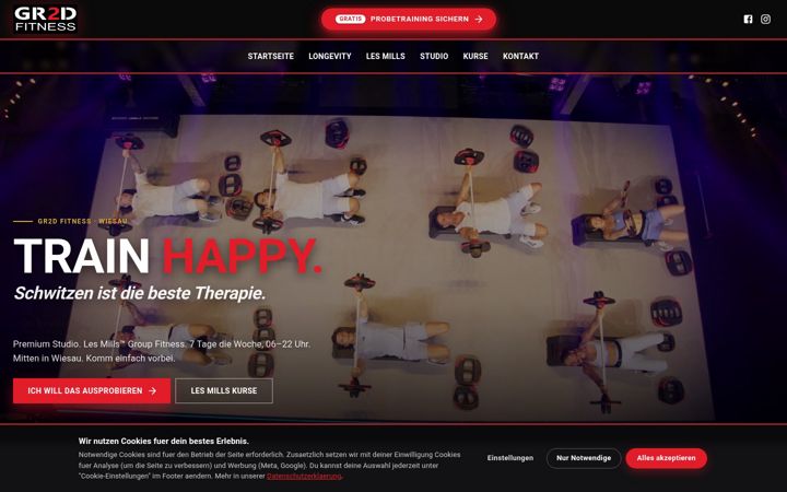 Screenshot of gr2d-fitness.de