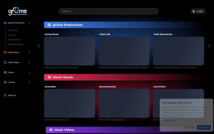 Screenshot of gr2me.com