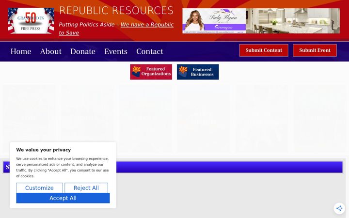 Screenshot of gr50freepress.com