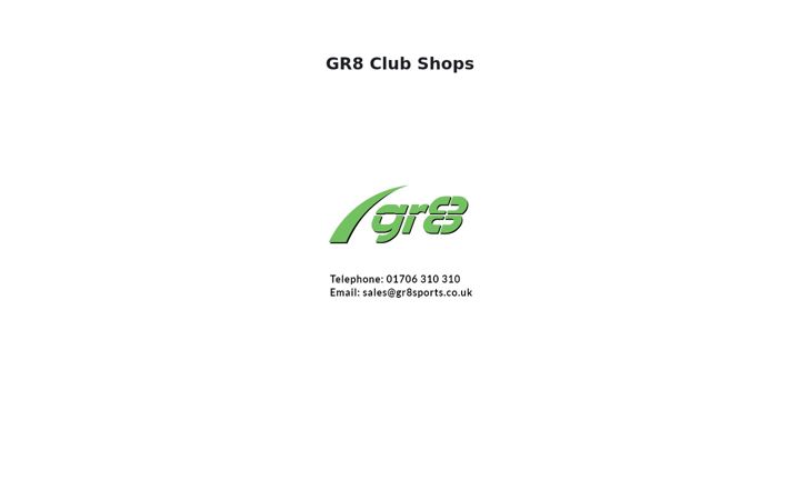 Screenshot of gr8clubshop.co.uk