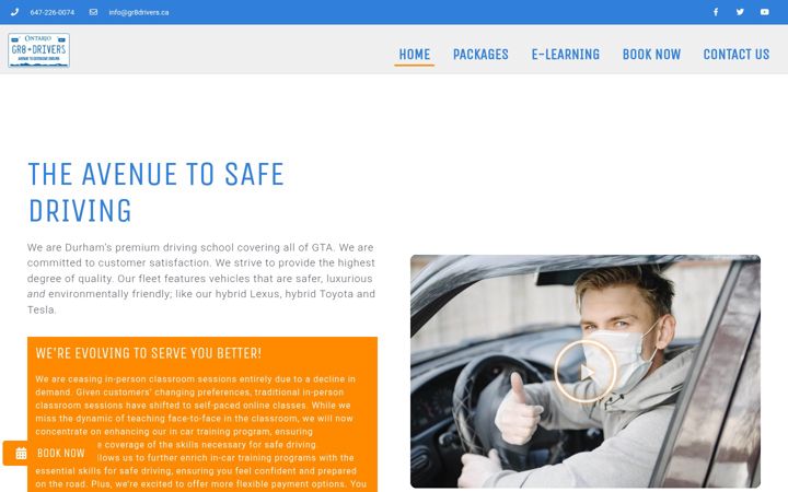Screenshot of gr8drivers.ca