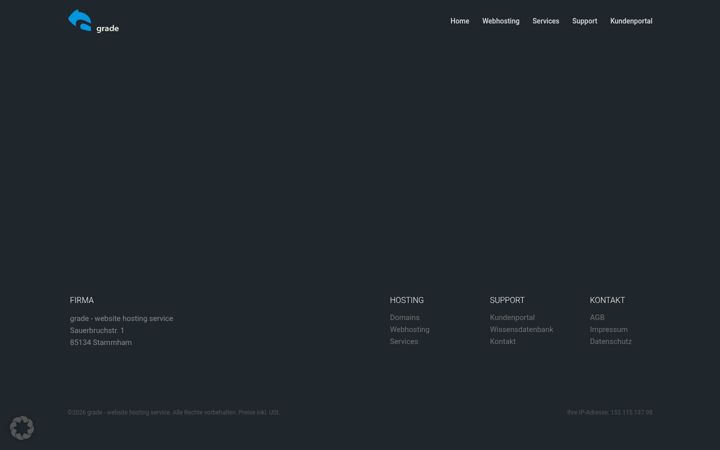 Screenshot of gra.de