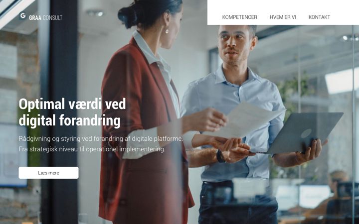 Screenshot of graaconsult.dk
