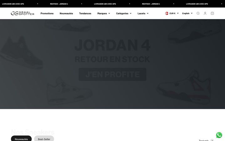 Screenshot of graalspotter.com