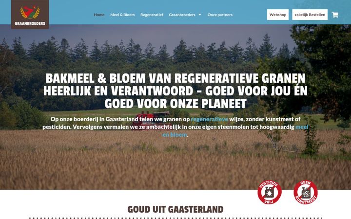Screenshot of graanbroeders.com